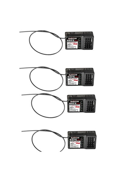 Choice 4 قطع من جهاز استقبال راديو R6FG V5.1 RadioLink بست قنوات، مزود بجيروس...