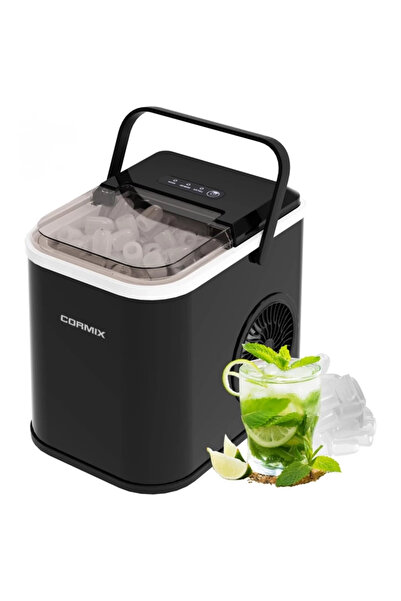 cormia Ice cube maker – 12 kg/24h, 8 cubes in 6 minutes, self-cleaning function, infrared sensor
