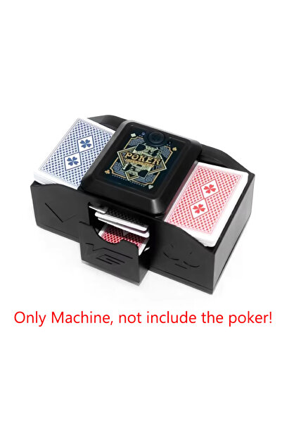 Choice Black Automatic Card Shuffler Board Games Poker Sorter Machine Playing Cards Shuffling Tool for Home