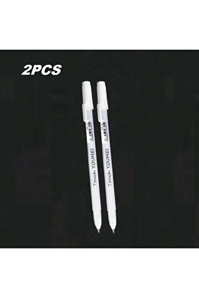 Choice قلمان جل أبيضان للتظليل، مثاليان للفنانين ورسامي القصص المصورة والمشار...