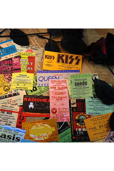 BANDAI 43 قطعة من ملصقات جرافيتي رائعة مقاومة للماء، مناسبة لفرق موسيقى الروك...