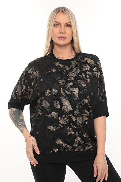 QRUVAZE Plus Size Cycling Necklace Brush Pattern