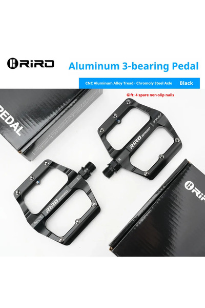 Choice دواسات دراجة K30-Black RIRO عالية الأداء بثلاثة محامل، مصنوعة من سبائك...