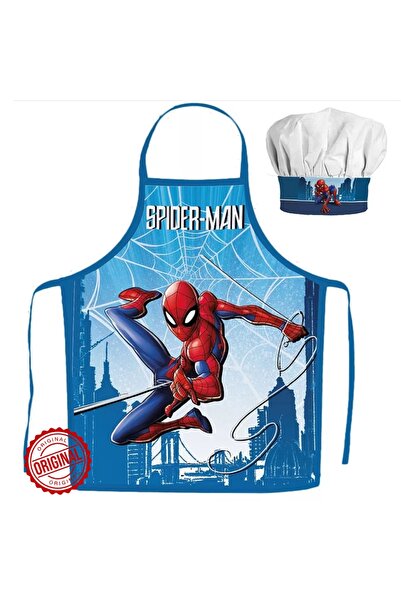 Mickey & Friends Kids Chef Apron and Hat Set Spider Man 3 8 Years Official Li...