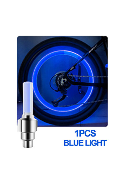 Choice قطعة واحدة - غطاء صمام فوهة إطار دراجة DOMEN مزود بمستشعر حركة ومصباح ...