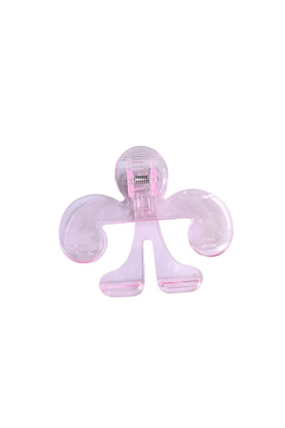 Choice SJZ-Pink-1PCS 1pc Transparent Plastic Book Clip with Stand Reading Aid...