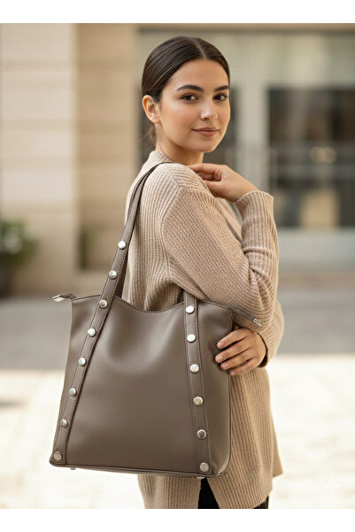 AVİVACOLLECTİON Nora Zippered Shoulder Bag – Stylish Design Suitable for Ever...