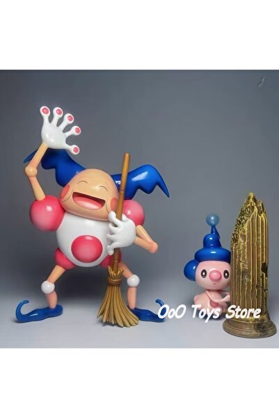 Choice مجسم شخصية مستر مايم من سلسلة بوكيمون، مصنوع من مادة PVC، يعمل ببطارية زر، يتراوح طوله بين 5 و9 سم، مناسب للزينة المكتبية أو لهواة الجمع.