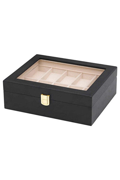 Sanlux Cutie caseta din lemn pentru depozitare si organizare 10 ceasuri, mode...