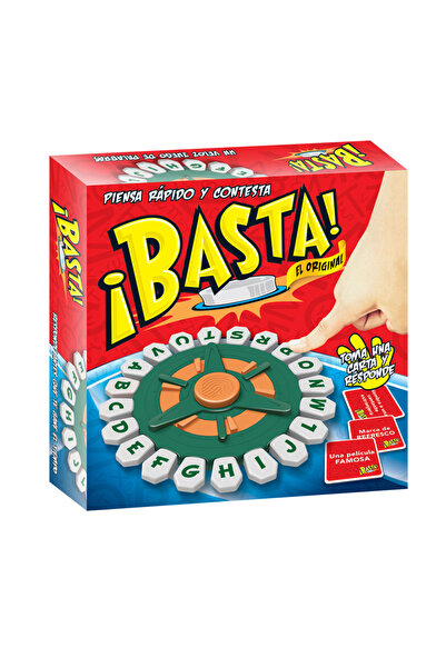 Choice B New Model Basta Spanish Word Game Interactive Letter Pressing Board Game for Family Fun and Learn.