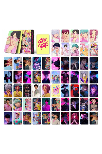 Choice1 92pcs b 30/55/92pcs Kpop Demon Hunter for Boys Girls Cartoon Anime An...