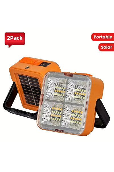 Choice مصباح عمل LED متعدد الوظائف قابل لإعادة الشحن بالطاقة الشمسية بقدرة 50...