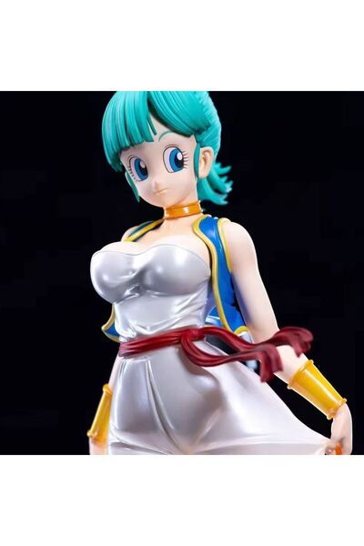 BANDAI مجسم بولما من سلسلة دراغون بول زد، بطول 28 سم (11.02 بوصة)، مصنوع من مادة PVC، ضمن مجموعة مجسمات الحركة.