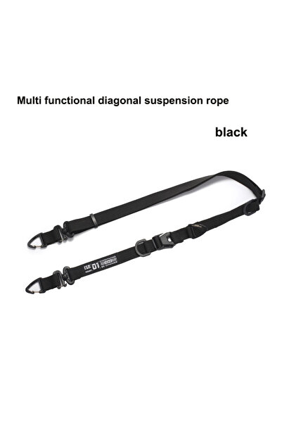Choice Black Outdoor Multi-Functional Crossbody Strap Adjustable Length Tacti...