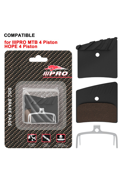 Choice وسادات فرامل الدراجة الهوائية SR-4 IIIPRO، سيراميك لتبديد الحرارة، وسا...