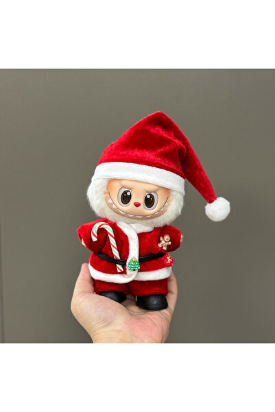 Choice لا دمية ولا حذاء، دمية لابوبو القطيفة بملابس عيد الميلاد (17 سم)، إكسس...