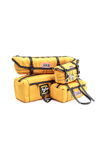 Choice17 حقيبة سفر صفراء 4 في 1 بتصميم سيارة زاحفة تعمل بالتحكم عن بعد، حقيبة...