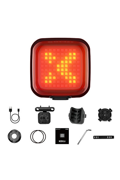 XOSS Nebula Nebula Smart Brake Bike Taillight Bike Lights With Customized Pat...