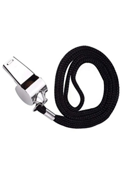 Choice black 1PC Referee Whistles Metal Whistles Stainless Steel Metal Sports Whistles Sports Equipment Wit