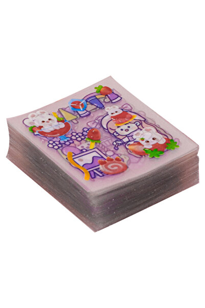 Choice ١٠٠ قطعة من ملصقات كرتونية لطيفة عشوائية لتزيين المذكرات واليوميات، من...