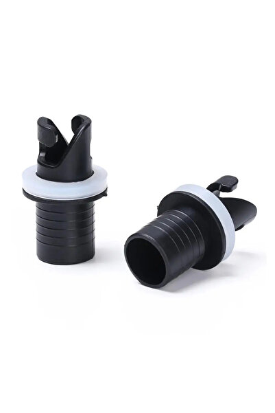 Choice 2PCS Water Sports Inflatable Boat Connector PVC Nylon Air Valve Caps Screw Hose Adapter Raft Foot Pu