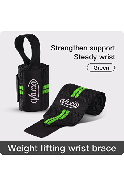 Choice 1 piece-GREEN 1Piece- Wristband Wrist Support Brace Straps Extra Stren...