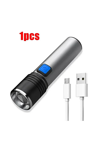 Heinast A-1PC 1/2PCS USB Charging Ultraviolet Zoomable Waterproof Flashlights UV Torch Portable Lamp Pet Uri