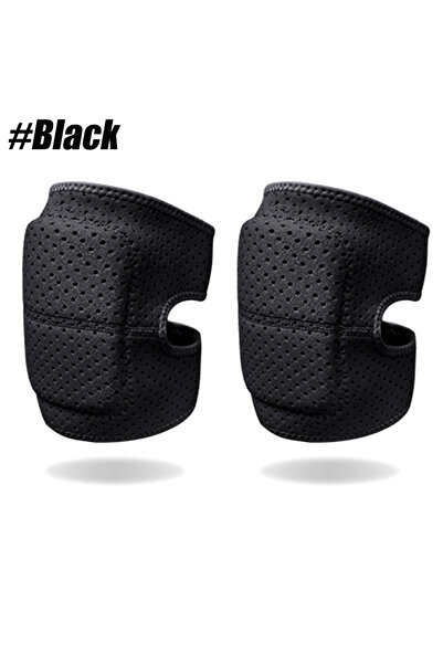 Choice واقيات ركبة رياضية قابلة للتعديل، لون أسود، قطعتان، زوج واحد - داعمة ل...