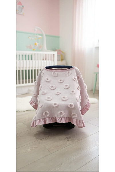 Tly Home Textiles غطاء عربة الأطفال بونبون بونشو – بطانية عربة الأطفال المنسو...