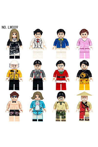 Choice زينة حفلة عيد ميلاد LW009، قطع صغيرة من الألعاب للأطفال LW009، رهبان، متسابقون، سفن