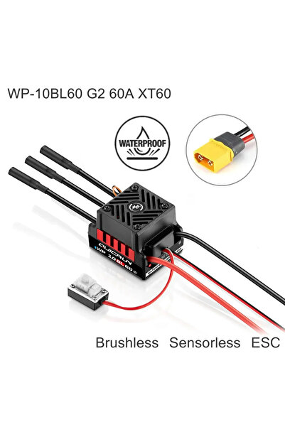 Choice WP 10BL60 60A XT60 HOBBYWING QuicRun WP 10BL60 60A G2 Waterproof 2-3S ...