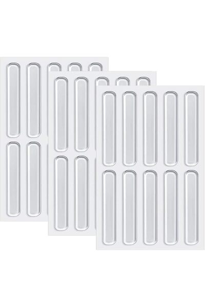 Arabest 30Pcs Bumper Strips,Cabinet Door Anti-slip Mats,Self-adhesive,Sound Deadening Door Mats