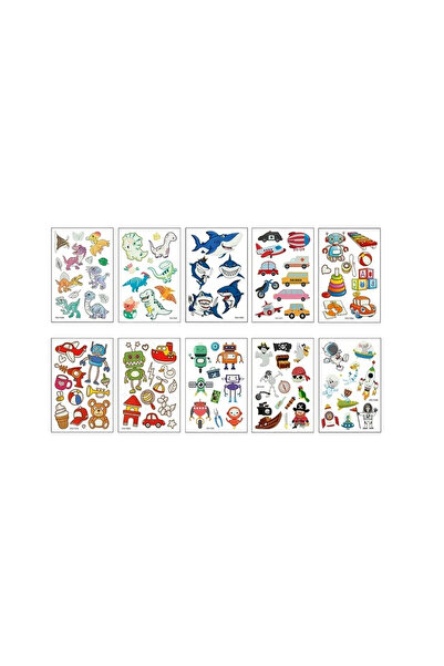 MaffStuff Set of 2 Glow-in-the-dark Tattoos Stickers MSP0965 – 10 Sheets