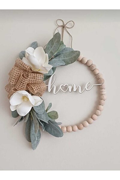 shop Ahşap Boncuk Detaylı Kapı Süsü Duvar Dekoru Hediyelik