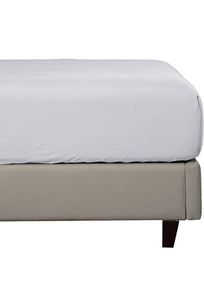 OEM Sleep Mantra fitted sheet, cotton/polyester, silver, 100 x 200 x 30 cm