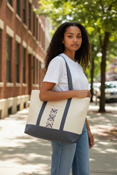 Malika Bez Çanta, Omuz Çantası, Tote Çanta ,Baskılı Çanta,Kanvas Çanta,Plaj Ç...