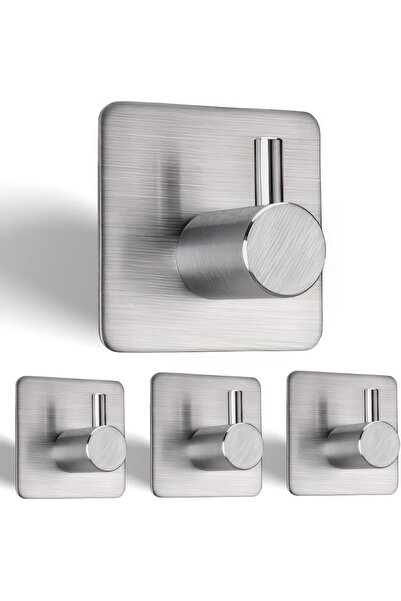 Arabest Self-Adhesive Wall Hooks,Stainless Steel Anti Waterproof Hooks for Ha...