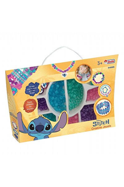 DEDE Disney Stitch Takı Tasarım Seti - Boncuklu Kolye ve Bileklik Yapma Seti