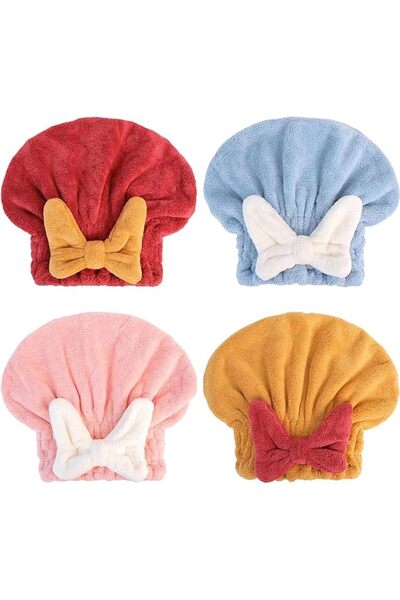 Arabest New Super Absorbent Hair Towel Wrap for Wet Hair, Quick-Drying Thicke...