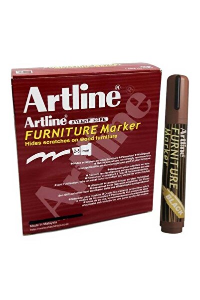 artline 12-Piece Furniture Markers Black EK-95BLACK