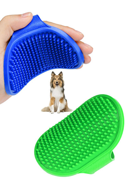 Arabest فرشاة تنظيف الكلاب، فرشاة استحمام فاخرة للحيوانات الأليفة مصنوعة من السيليكون الناعم مع مقبض قابل للتعديل