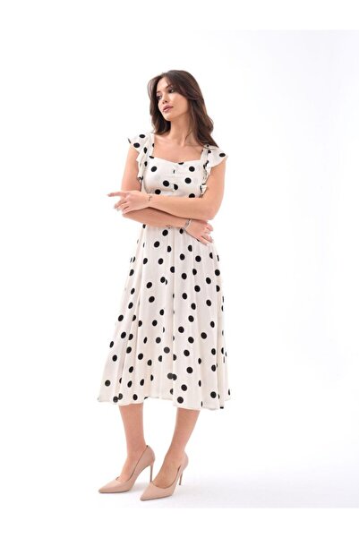 Zerenyus 5370 فستان ميدي منقوش - جاكسونفيل