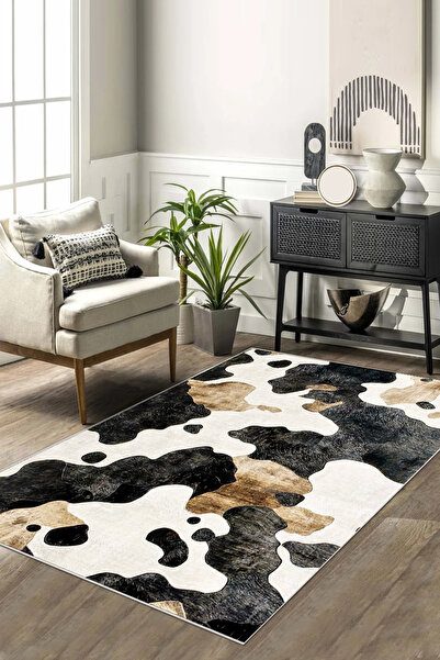 Halise Home Yıkanabilir Kaymaz Taban Dijital Baskılı Mutfak Halısı ,Yolluk