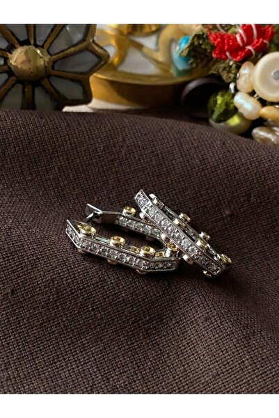 shop Gold Detaylı Serenay Tasarım Küpe