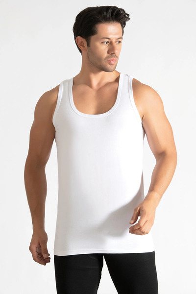Tutku Ter0102 Men's Ribbed Tank Top