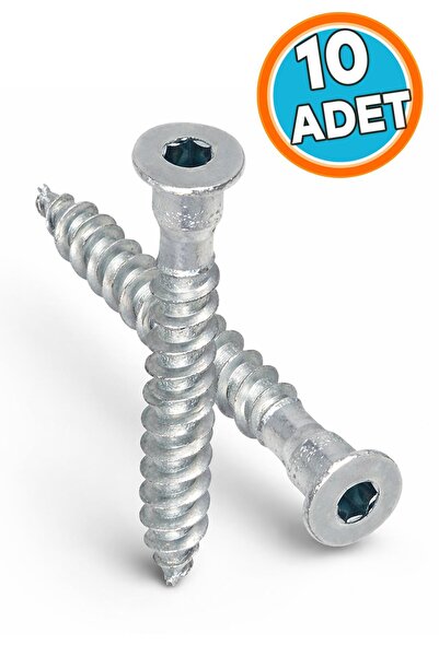 NZB Kabin Vidası Silindir Vida Allen Başlı 6.5x70 (10 Adet)