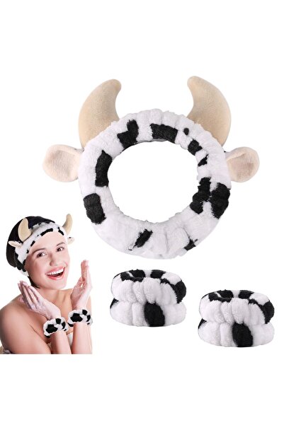 Arabest Plush Skin Care Headbands for Women,Girls Costumes,Party Supplies,Birthday Gifts