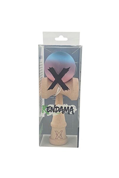 OEM Kendama Original X, Professional Wooden, Rubber Grip, 18 cm, Pink/Purple/...