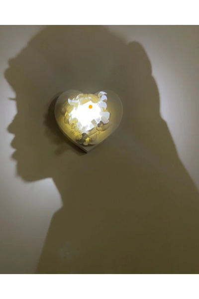 ÖzSev3D Kadın Silüeti Işık ve Gölge LED Gece Lambası