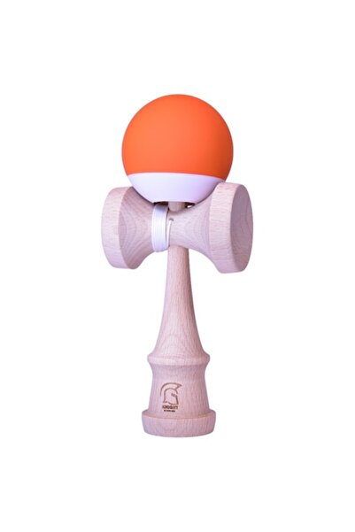 Knight Kendama Antiderapant-BigCups, Portocaliu, 18 cm